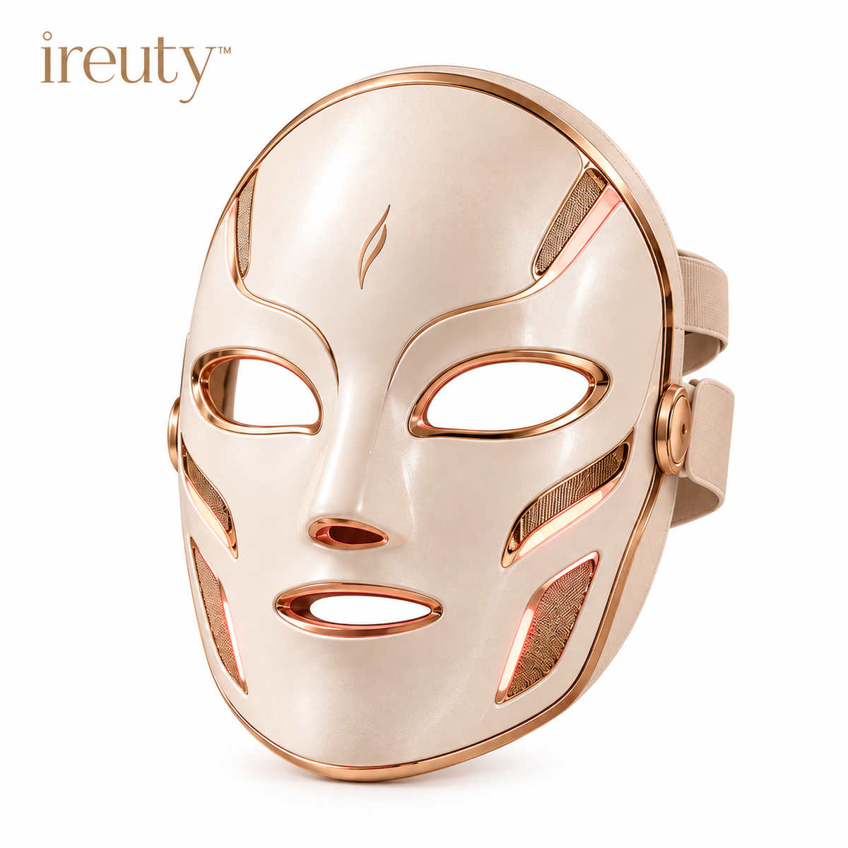 ireuty LumiMask full-face LED beauty mask white background