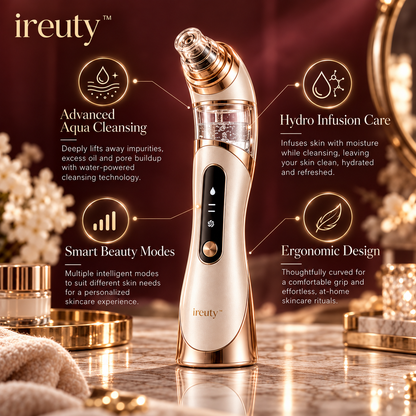 ireuty AquaGlow Hydro Cleansing Device features