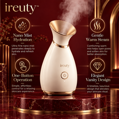 ireuty AuraMist facial steamer benefits image