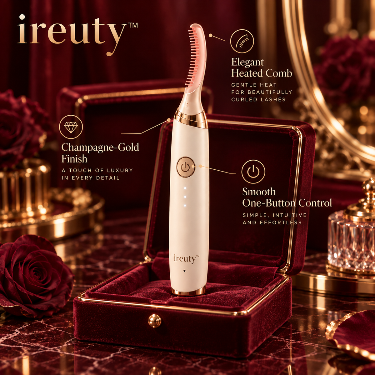 ireuty LashCouture heated eyelash curler quality image