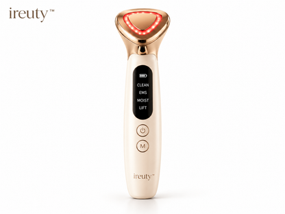 ireuty LumiSculpt facial massager on white background