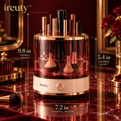 ireuty MaisonSpin Makeup Brush Cleaner Dryer size details image