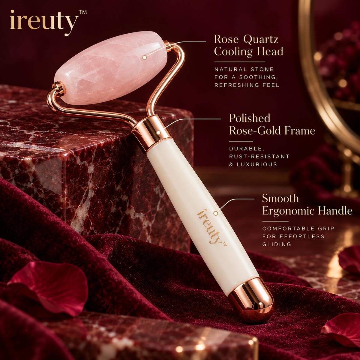 ireuty RoseVault facial roller product quality details