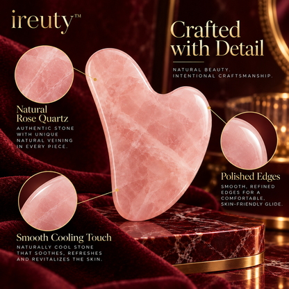 ireuty RougeMuse rose quartz gua sha quality image