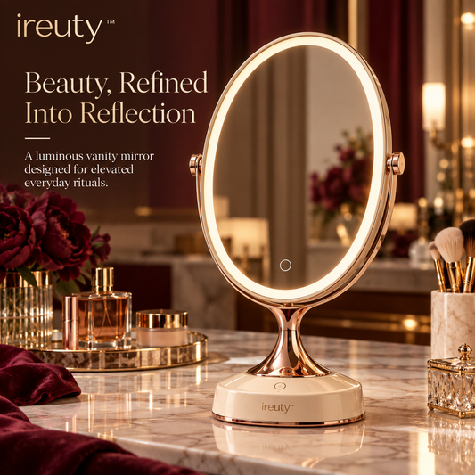ireuty LumiÉclat Tri-Tone LED Vanity Mirror luxury hero image